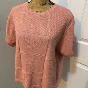 Vintage Short Sleeve Sweater